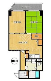 ライオンズマンション吾妻橋 4階 間取り図