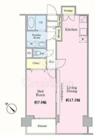T's garden八丁堀 (ティーズガーデン八丁堀) 803 間取り図