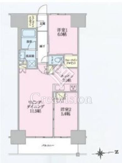 トラープランド翠命館 1203 間取り図