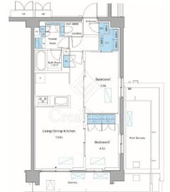 ルフォンプログレ高田馬場ノース 501 間取り図