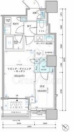 パークタワー勝どきミッド/サウス 5階 間取り図