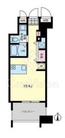 プライマル亀戸 402 間取り図