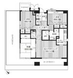 ステラメゾン武蔵小山 6階 間取り図