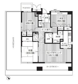 ステラメゾン武蔵小山 6階 間取り図