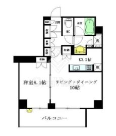 アトラス中野中央 2階 間取り図