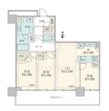 パークシティ中野　ザ　タワー　エアーズ 13階 間取り図