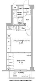 コンフォリア目黒長者丸 207 間取り図