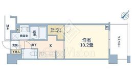 クロスエアタワー 11階 間取り図