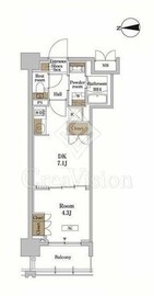 RJRプレシア蒲田 410 間取り図