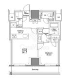 ザ・パークハビオSOHO大手町 1003 間取り図