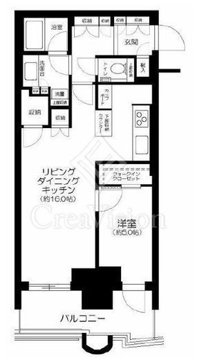 パークタワー勝どきミッド/サウス 37階 間取り図