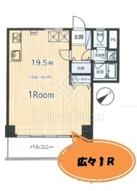 南麻布マンション 8階 間取り図
