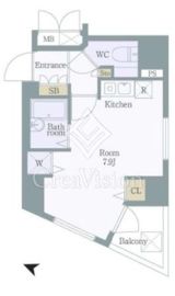 アクティア神田岩本町 7階 間取り図