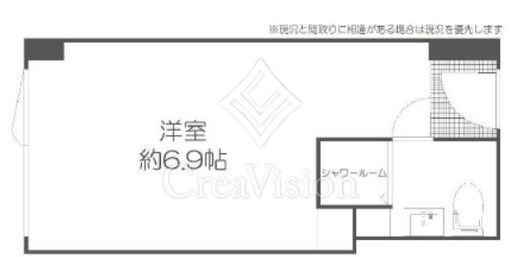 番町ハイム 8階 間取り図