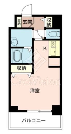 スカイコート神田弐番館 2階 間取り図