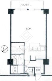 朝日九段マンション 4階 間取り図