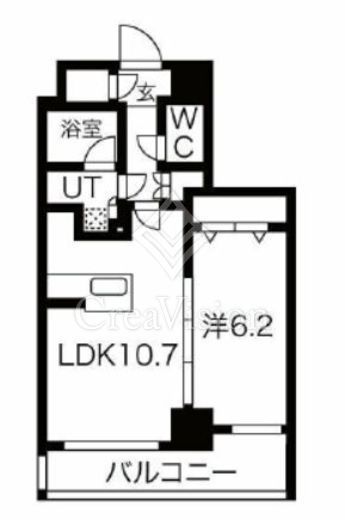 アンベリール亀戸パーク 8階 間取り図