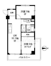 秀和麻布笄町レジデンス 3階 間取り図