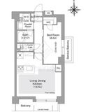 コンフォリア・リヴ文京護国寺 316 間取り図