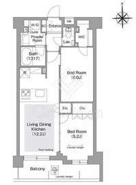 コンフォリア・リヴ文京護国寺 509 間取り図