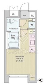 パティオスクエア中野 204 間取り図