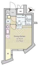 パティオスクエア中野 208 間取り図