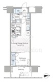 グランドシティタワー月島 19階 間取り図