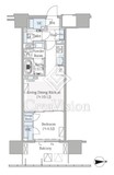 グランドシティタワー月島 22階 間取り図