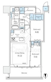 グランドシティタワー月島 29階 間取り図