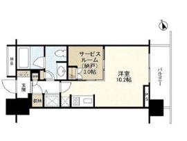 プリズムタワー 7階 間取り図