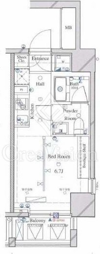 アルテシモリンクディセラ 12階 間取り図
