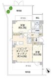 ファインスクェア世田谷若林 1階 間取り図