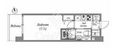 エスタート品川南大井2 202 間取り図