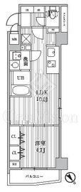 S-RESIDENCE目黒大岡山bresa 403 間取り図