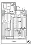 S-RESIDENCE目黒大岡山bresa 204 間取り図