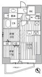 S-RESIDENCE目黒大岡山bresa 401 間取り図