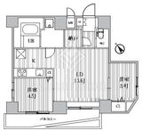 S-RESIDENCE目黒大岡山bresa 402 間取り図