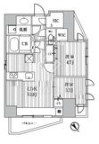 S-RESIDENCE目黒大岡山bresa 501 間取り図