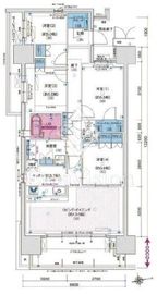 ファーストリンクレジデンス 12階 間取り図