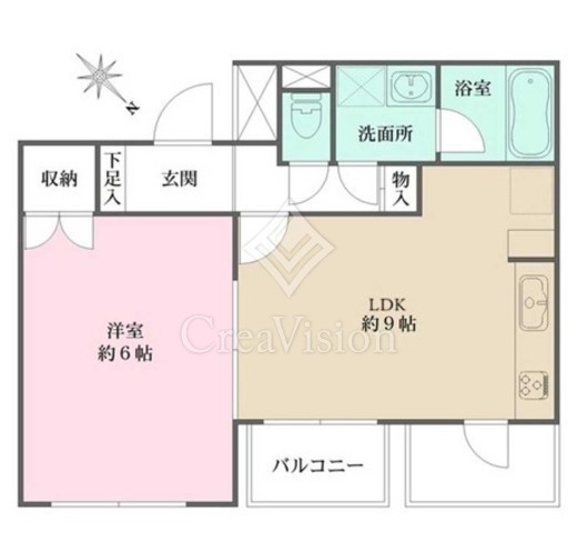 藤和シティコープ桜新町 3階 間取り図