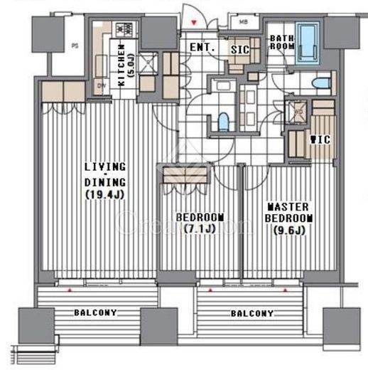 麻布台ヒルズレジデンスA 24階 間取り図