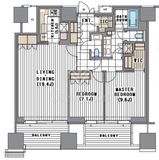 麻布台ヒルズレジデンスA 24階 間取り図