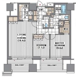 麻布台ヒルズレジデンスA 24階 間取り図