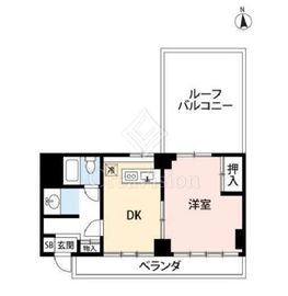 代々木グランドハイツ 3階 間取り図