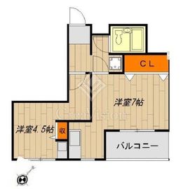 ハイライフ恵比寿 10階 間取り図