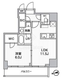 S-RESIDENCE新御徒町chiaro 502 間取り図