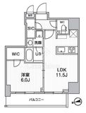 S-RESIDENCE新御徒町chiaro 1002 間取り図