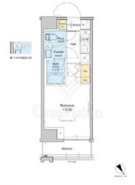 プラウドフラット清澄通り 808 間取り図
