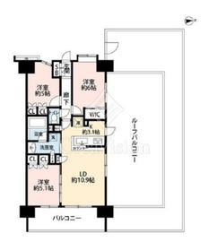 プレシス本厚木パークフロント 8階 間取り図