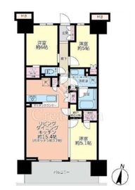 パークホームズ横浜本郷台リバーサイドヴィラ THE WEST 7階 間取り図